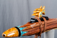 Brazilian Kingwood Native American Flute, Minor, Mid F#-4, #N16J (0)